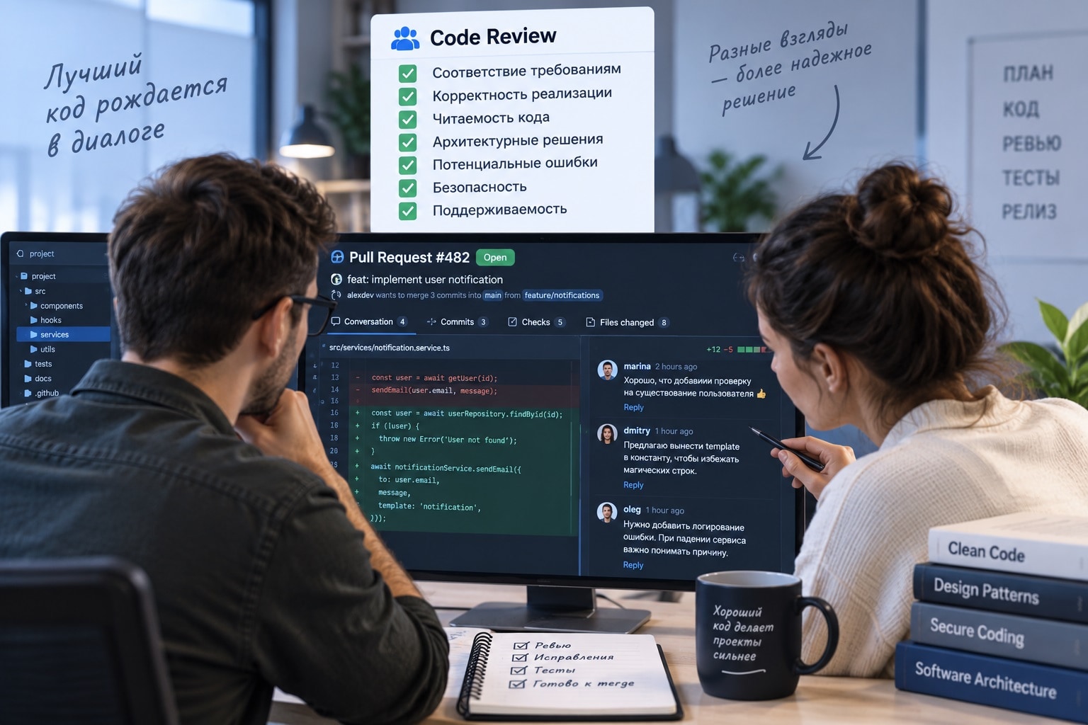 Проверка изменений во время code review