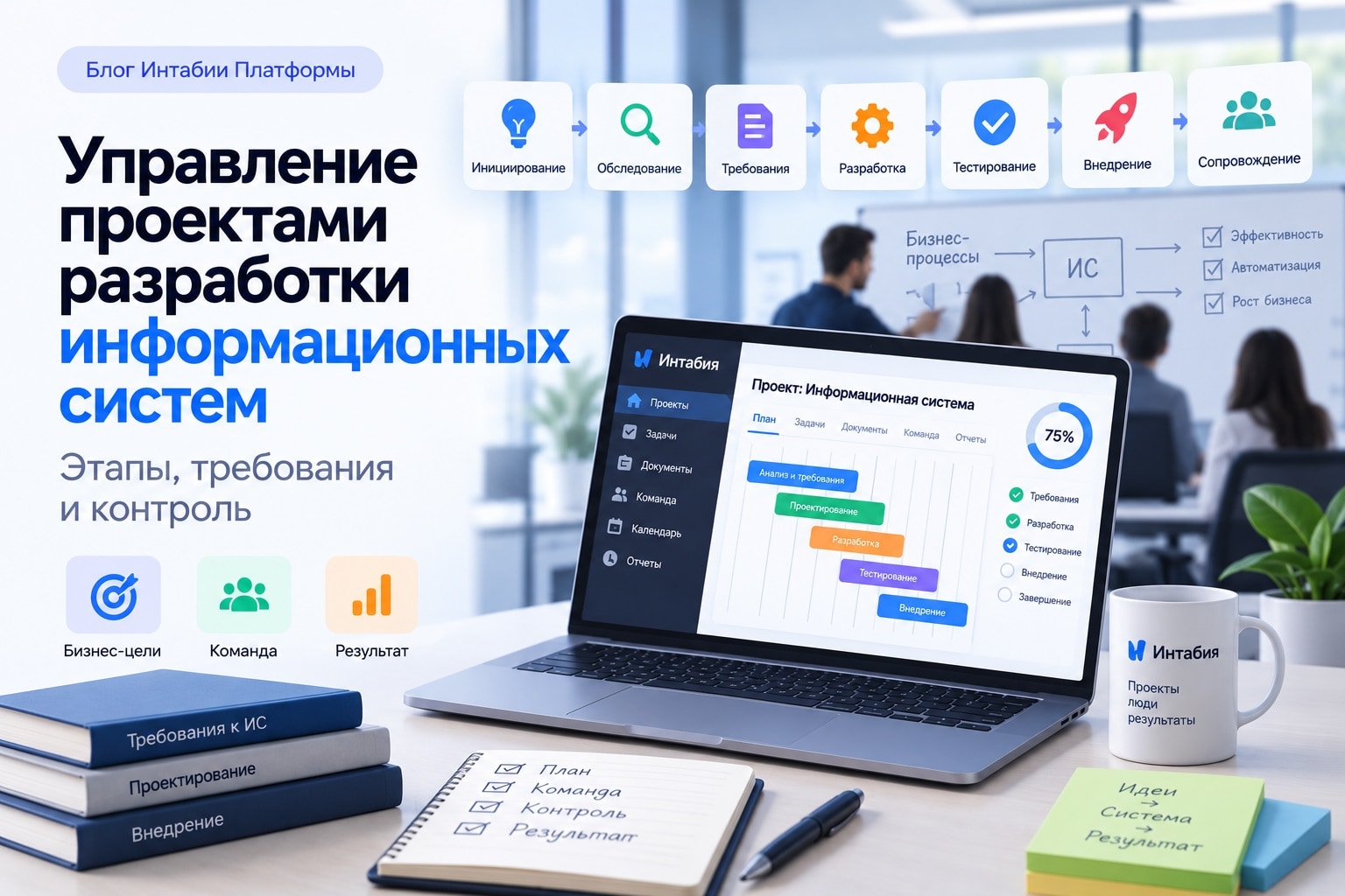Управление проектами разработки информационных систем: этапы и контроль