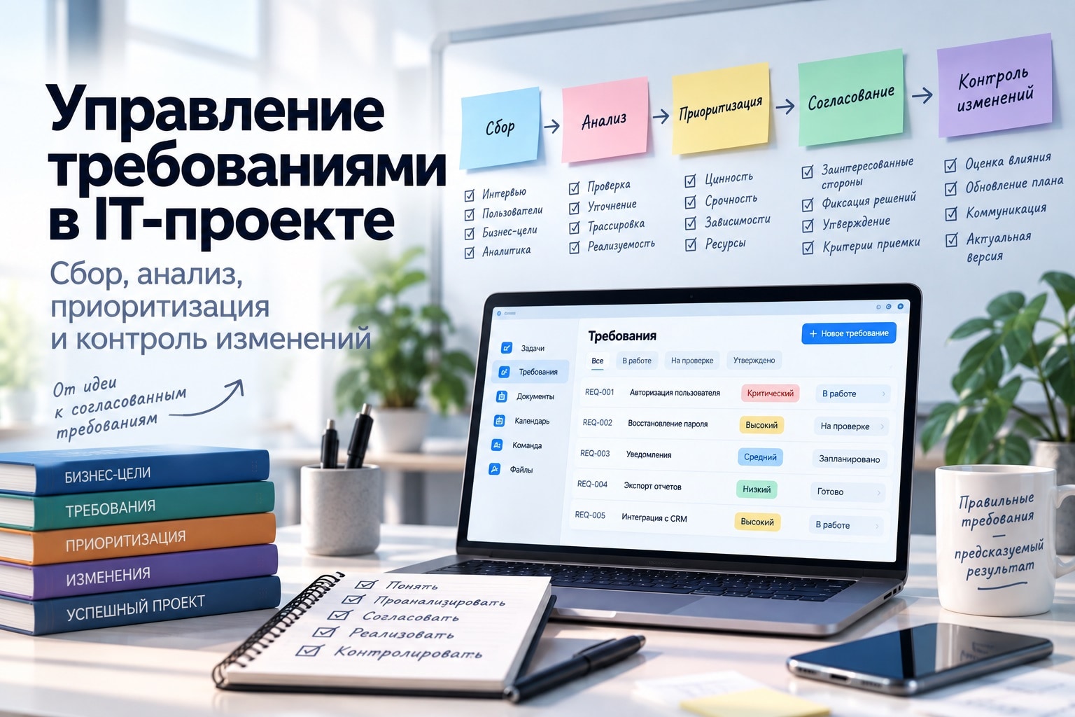 Управление требованиями в IT-проекте: сбор и контроль